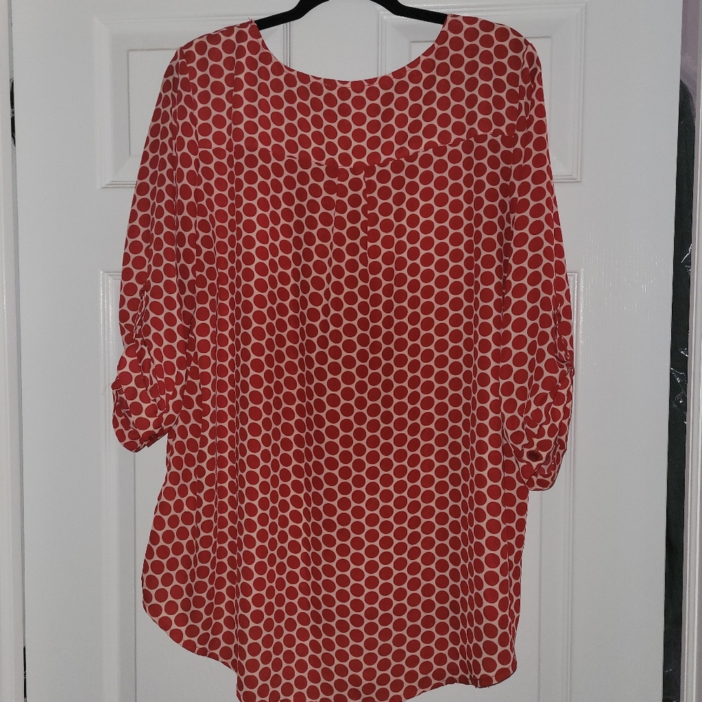 Red Dot Blouse - Picture 5 of 5